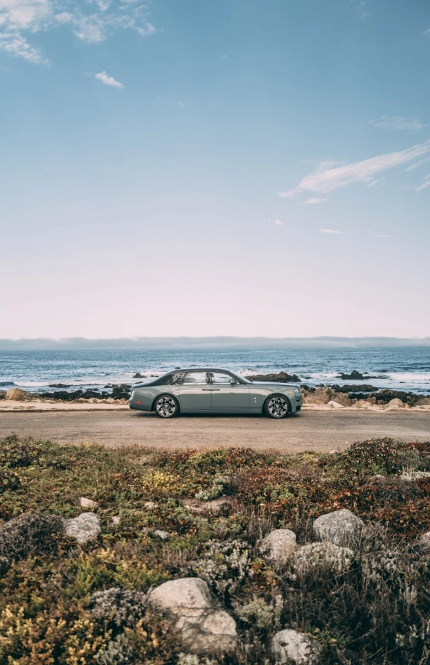 Rolls-Royce Phantom on a beach, Rolls-Royce Motor Cars Houston